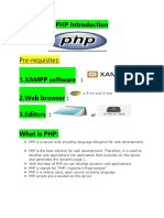 PHP Notes