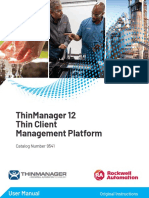 Thinmanager 12 Thin Client Management Platform: User Manual