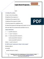 Logic Based Programs: Activity in LBP