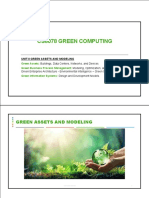 Cs8078 Green Computing: Unit-Ii Green Assets and Modeling