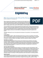 Risk Assessment in The Oil and Gas Energy Industry