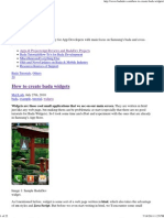 BadaDev How To Create Bada Widgets