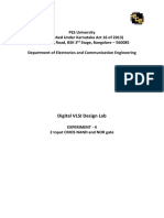 Lab Manual - Exp - 4 - CMOS NAND NOR