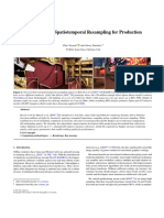 Rearchitecting Spatiotemporal Resampling For Production