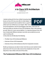 Introduction To Cisco UCS Architecture