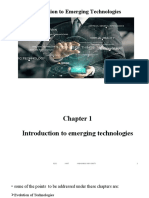 Introduction To Emerging Technologies