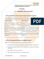 Class 12 Macro Economics - Chapter 1