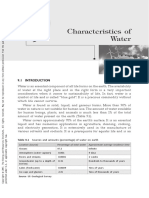 Characteristics of Water: Hapter