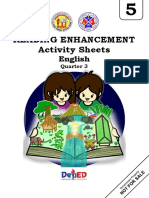 Reading Enhancement Activity Sheets: English