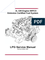 LPG Service Manual: 2007 4.3L GM Engine IMPCO Emission Certified Fuel System