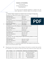 Statistics & Probability: Q4 - Learning Activity Sheet #1 Testing Hypothesis