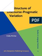 The Structure of Discourse-Pragmatic Variation