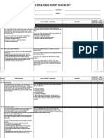 Iatf 16949:2016 Qms Audit Checklist