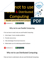 Parallel and Distributed Computing