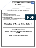 Quarter 1 Week 4 Module 4: Computer Systems Servicing Ncii (TVL-ICT)