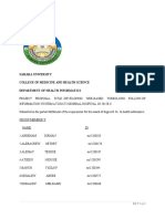 Samara University College of Medicine and Health Science Department of Health Informatics