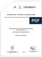 B.SC (ITIM) Syllabus Kuvempu University