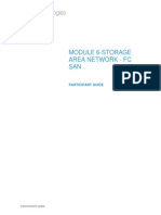 Module 6-Storage Area Network - FC SAN - Participant Guide