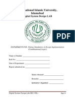 Lab - 06 - Timing Simulation & Design Implementation (Combinational Logic)