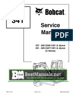 Service Manual: 337 - S/N 234611001 & Above 341 - S/N 234711001 & Above (G Series)