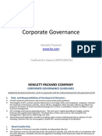 HP Corporate Governance