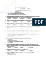 Diagnostic Test Earth and Life Science