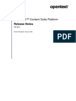 Opentext Release Notes: ™ Content Suite Platform