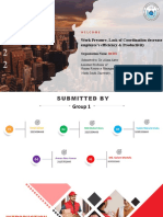 Work Pressure, Lack of Coordination Decrease Employee's Efficiency & Productivity