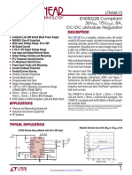 Features Description: Ltm4613 En55022B Compliant 36V, 15V, 8A, Dc/Dc Μmodule Regulator