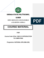 Course Material: Kwara State Polytechnic, Ilorin