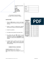 HKDSE Chem FX ExamS5 2011 Set1 Eng