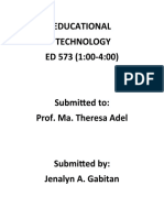 Educational Technology ED 573 (1:00-4:00)