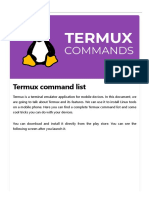 Termux Command List