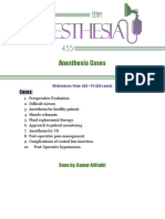 Anesthesia Cases