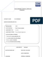 Edexcel Higher National Diploma Assignment