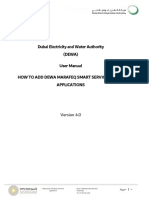 Dubai Electricity and Water Authority (DEWA) User Manual How To Add Dewa Marafeq Smart Services in Cad Applications