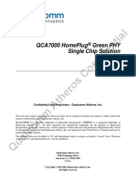 Confidential: Qca7000 Homeplug Green Phy Single Chip Solution