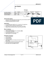 Smart Highside Power Switch One Channel: 20m: Product Summary Package