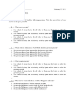 Exercises 2 I. MULTIPLE CHOICE. Read The Following Questions. Write The Correct Letter of Your