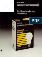 Philips Retail Merchandising Standard Lamps Bulletin 1985