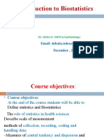 1 Introduction To Biostatistics Last