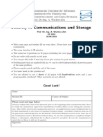 Security in Communications and Storage