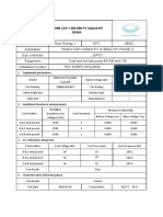 700MW CSP + 250 MW PV Hybrid IPP - Dewa: Equipment Parameters