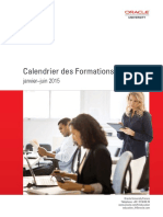 Calendrier Des Formations