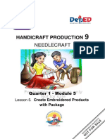 GRADE 9 HANDICRAFT Module 5