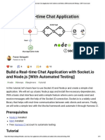 Build A Real-Time Chat Application With Socket - Io and Node - Js (With Automated Testing)