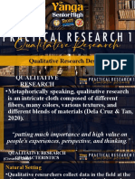 Qualitative Research Designs