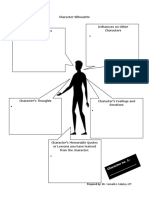 Character Silhouette Template