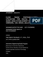 Close Range Photogrammetry Utilization For Digital Elevation Model (Dem) Establishment in Kampung Seberang, Yan, Kedah, Malaysia