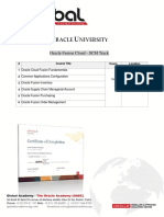 Global Academy Oracle Cloud Fusion SCM Supply Chain Managment